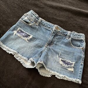 Cat & Jack Blue Distressed Jean Shorts